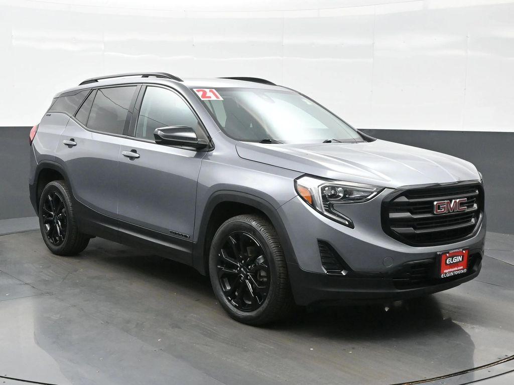 used 2021 GMC Terrain car, priced at $20,190