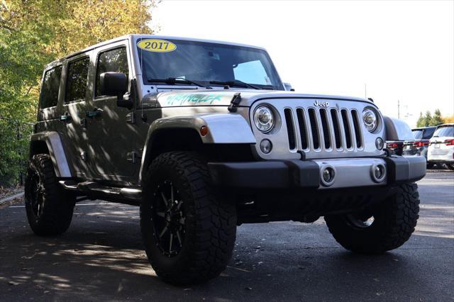 used 2017 Jeep Wrangler Unlimited car, priced at $25,092