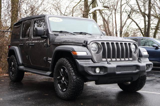 used 2018 Jeep Wrangler Unlimited car, priced at $21,534