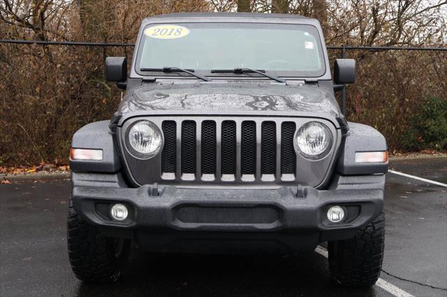 used 2018 Jeep Wrangler Unlimited car, priced at $21,534