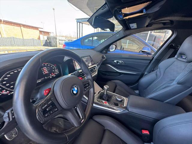 used 2022 BMW M3 car, priced at $69,995