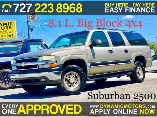 used 2002 Chevrolet Suburban car, priced at $9,845