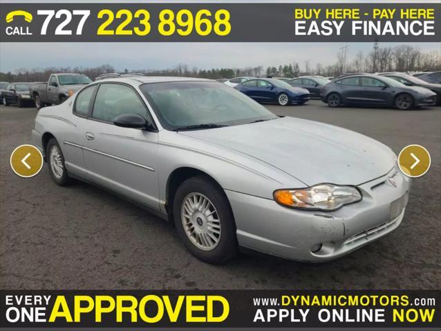 used 2002 Chevrolet Monte Carlo car, priced at $3,995