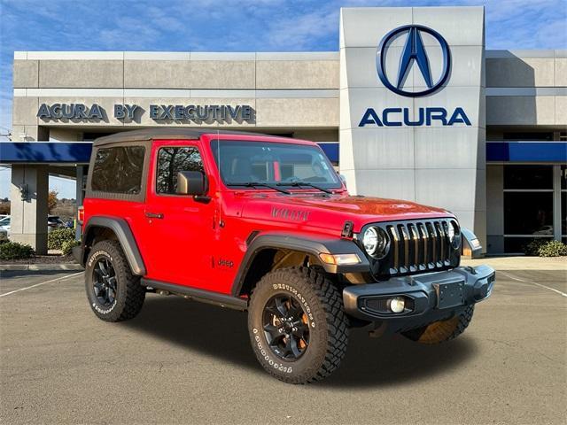 used 2021 Jeep Wrangler car, priced at $27,934