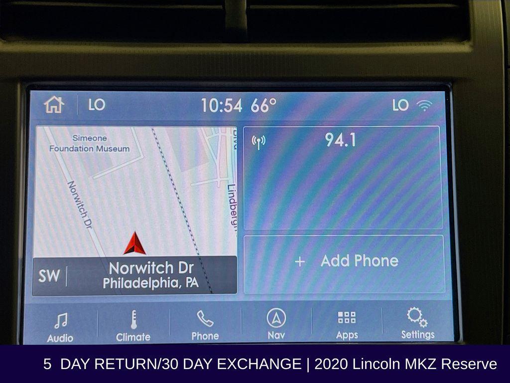 used 2020 Lincoln MKZ car, priced at $20,769