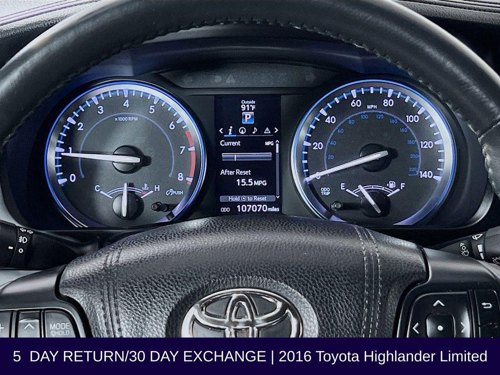 used 2016 Toyota Highlander car, priced at $20,999