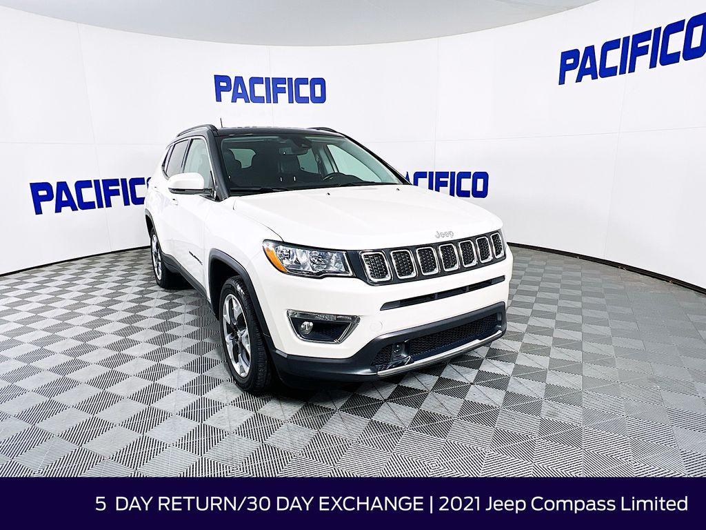 used 2021 Jeep Compass car, priced at $18,999