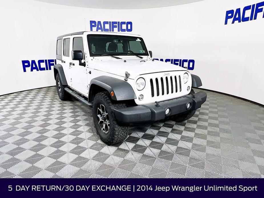 used 2014 Jeep Wrangler Unlimited car, priced at $16,999