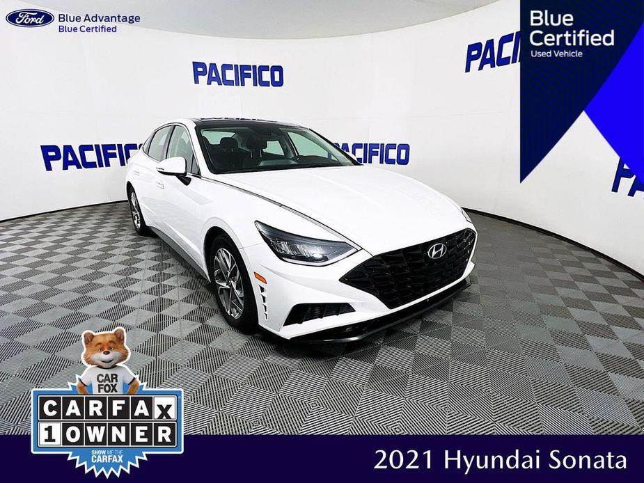 used 2021 Hyundai Sonata car, priced at $18,999