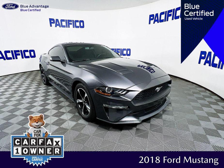 used 2018 Ford Mustang car, priced at $20,299