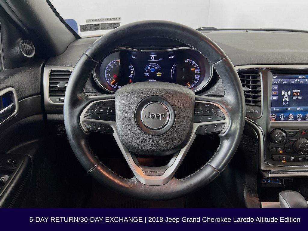 used 2018 Jeep Grand Cherokee car, priced at $16,999