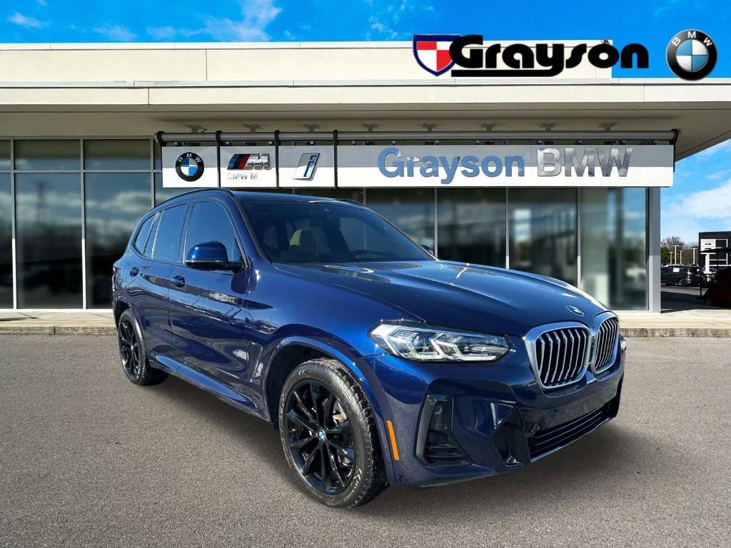 used 2022 BMW X3 car, priced at $35,260