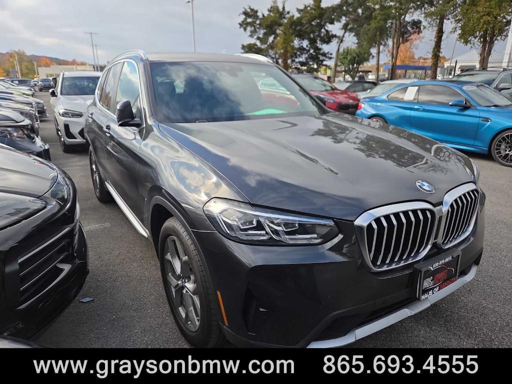 used 2022 BMW X3 car, priced at $33,455
