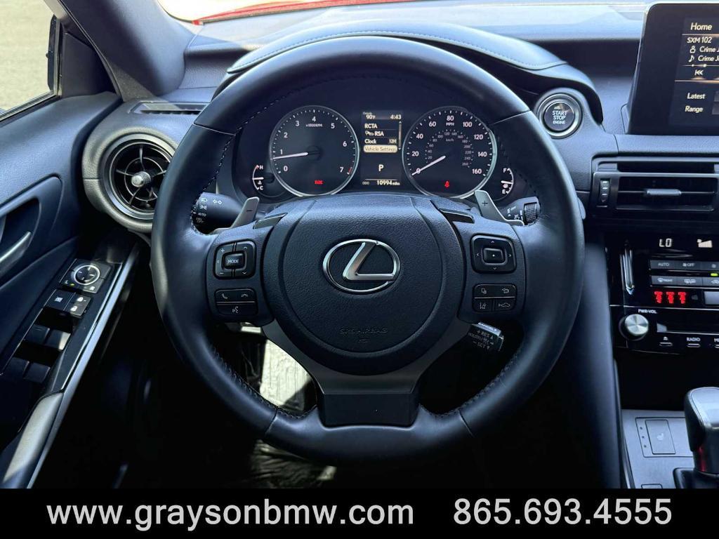 used 2024 Lexus IS 350 car, priced at $48,050