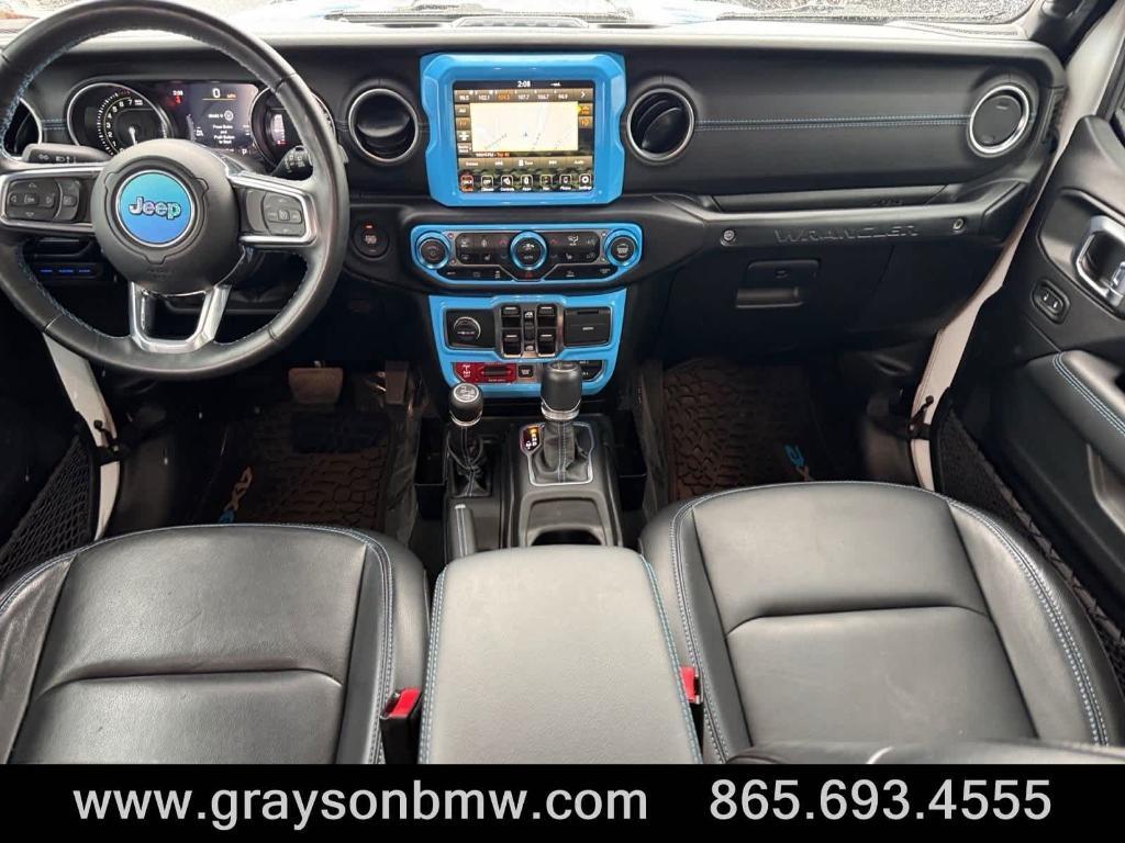 used 2022 Jeep Wrangler Unlimited 4xe car, priced at $36,814