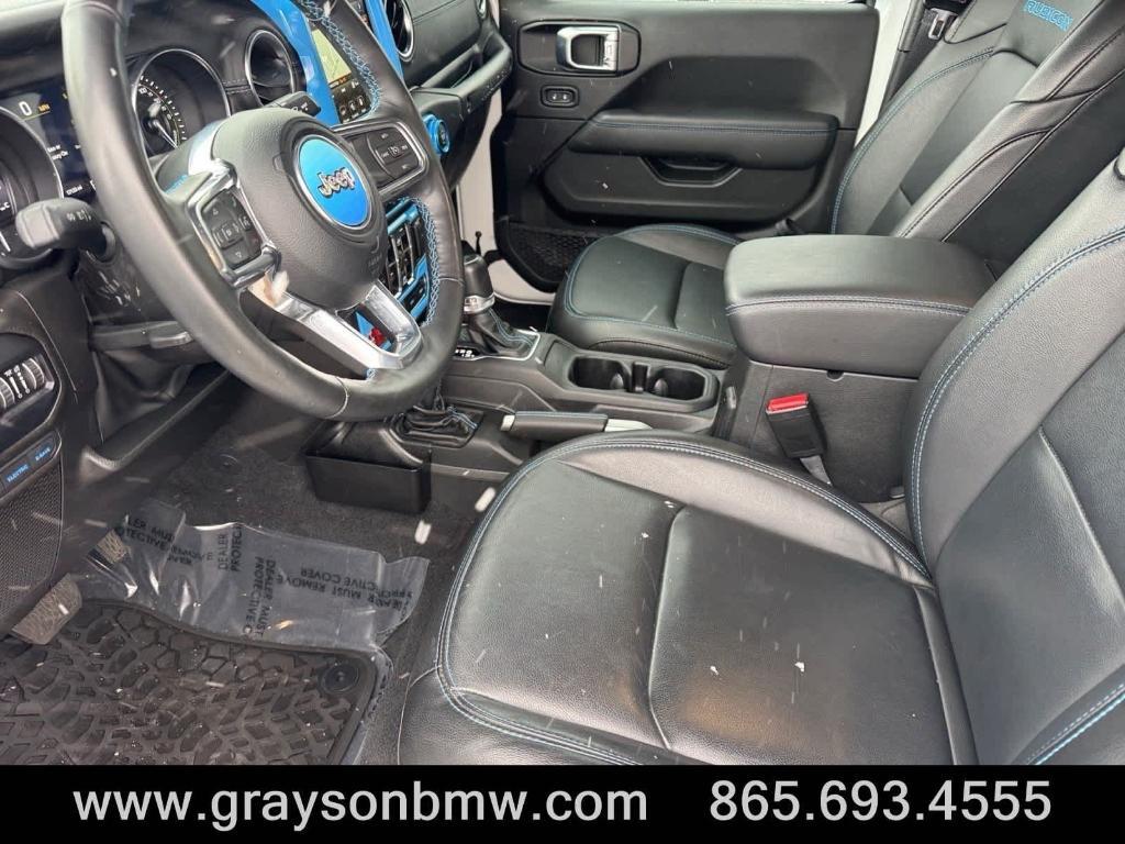 used 2022 Jeep Wrangler Unlimited 4xe car, priced at $36,814