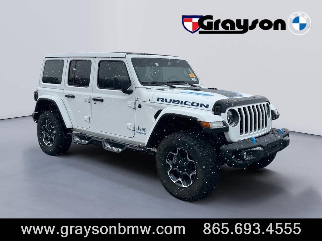 used 2022 Jeep Wrangler Unlimited 4xe car, priced at $36,814