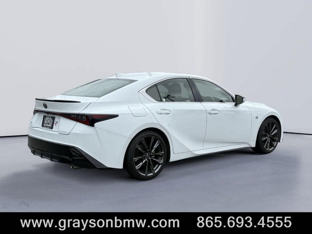 used 2023 Lexus IS 350 car, priced at $42,743