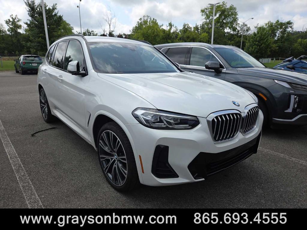 used 2022 BMW X3 car, priced at $37,995