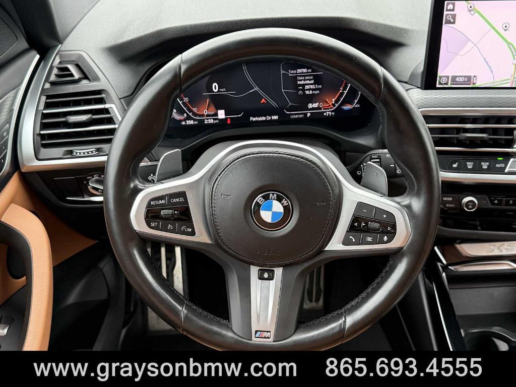 used 2022 BMW X3 car, priced at $38,995