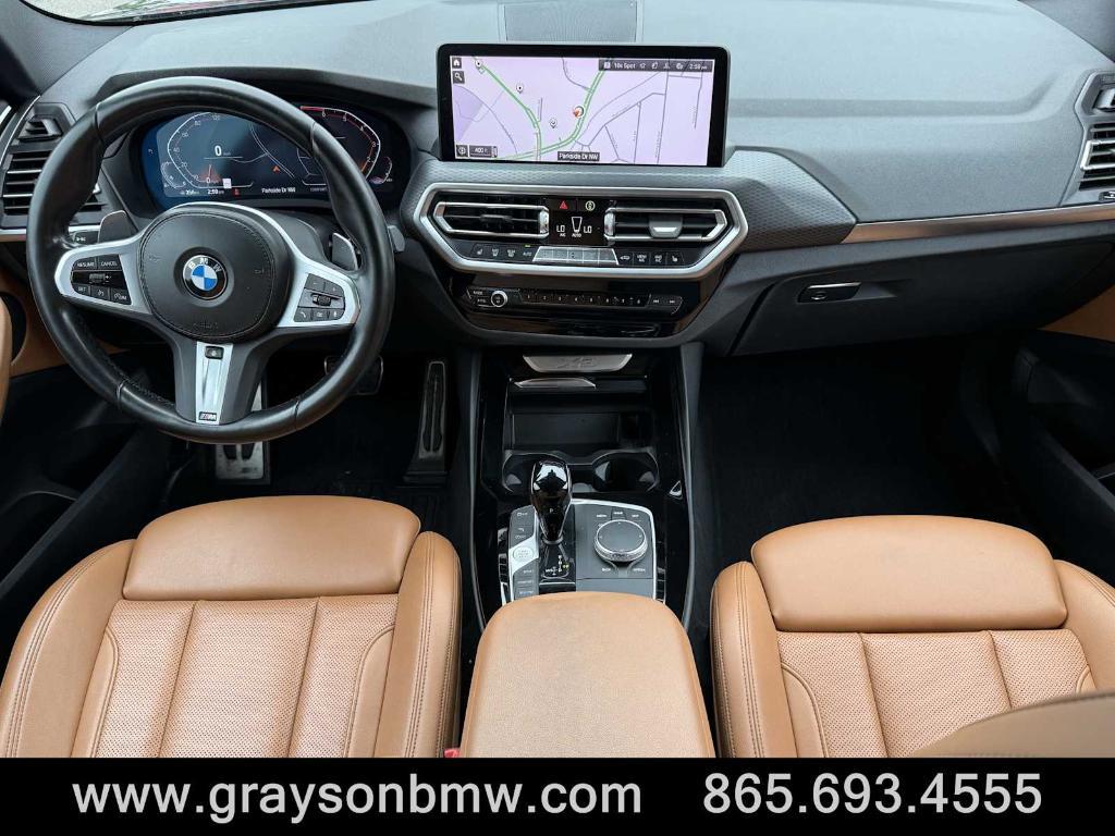 used 2022 BMW X3 car, priced at $38,995