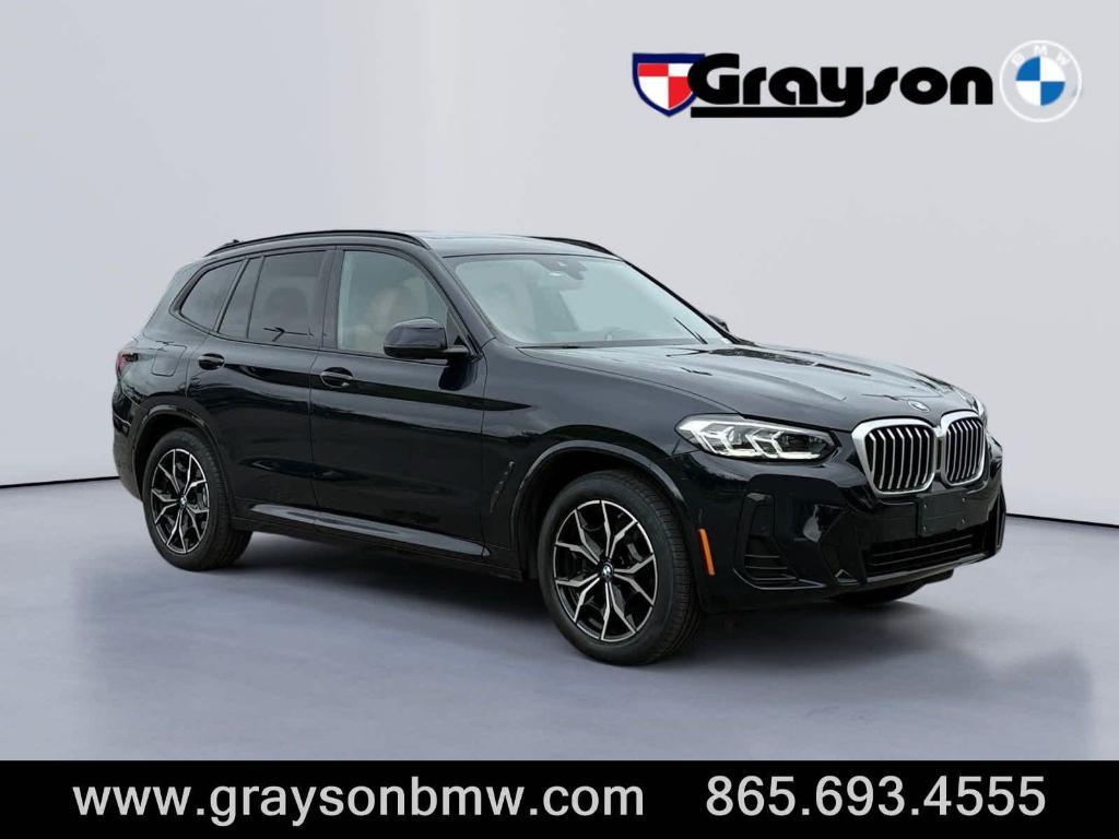used 2022 BMW X3 car, priced at $38,995