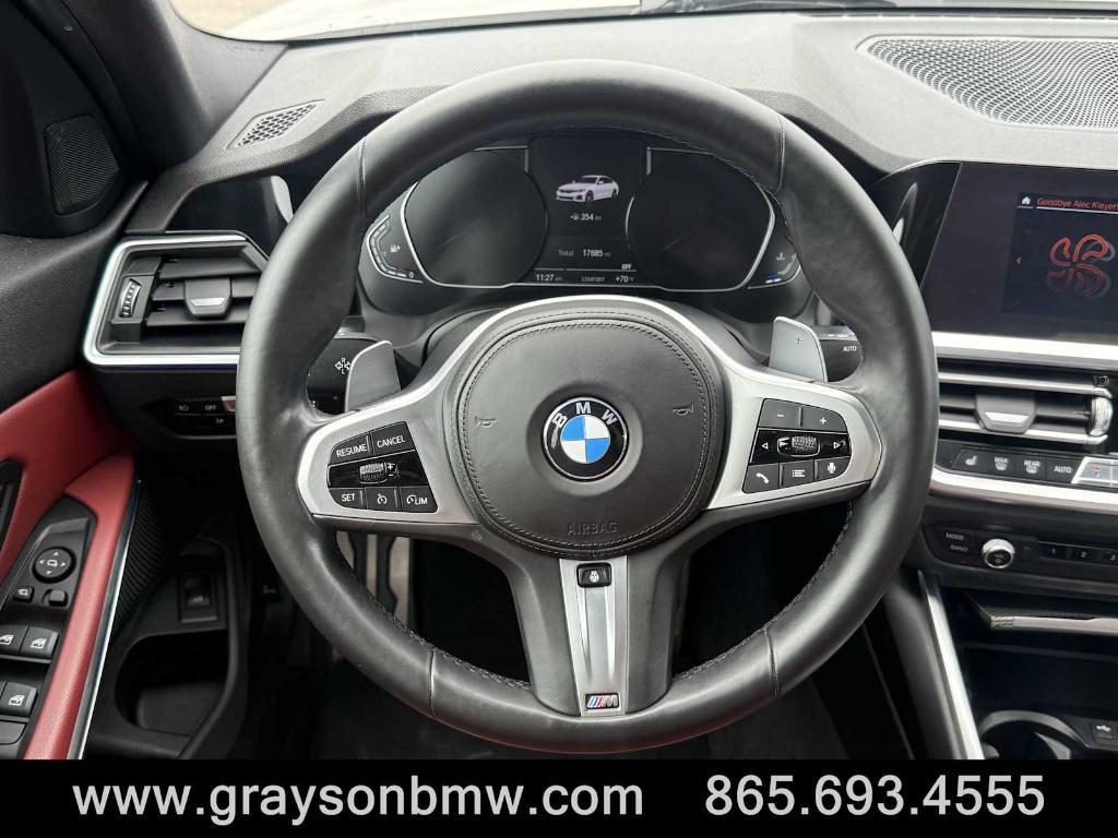 used 2022 BMW 330 car, priced at $37,865