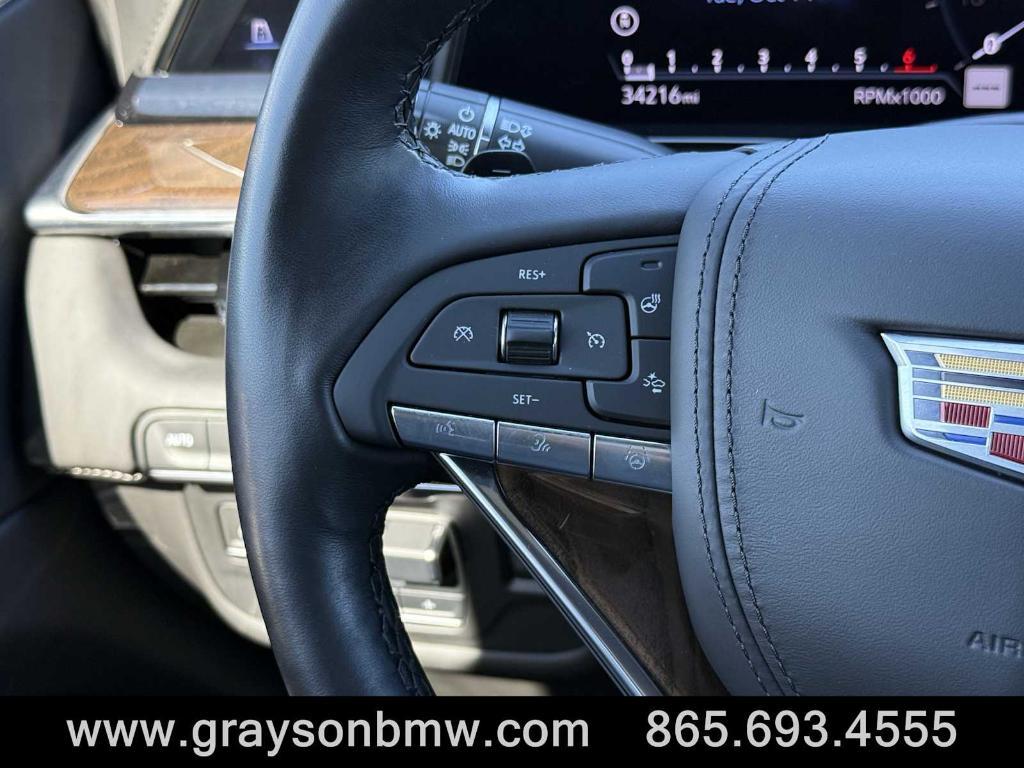 used 2024 Cadillac Escalade ESV car, priced at $91,295