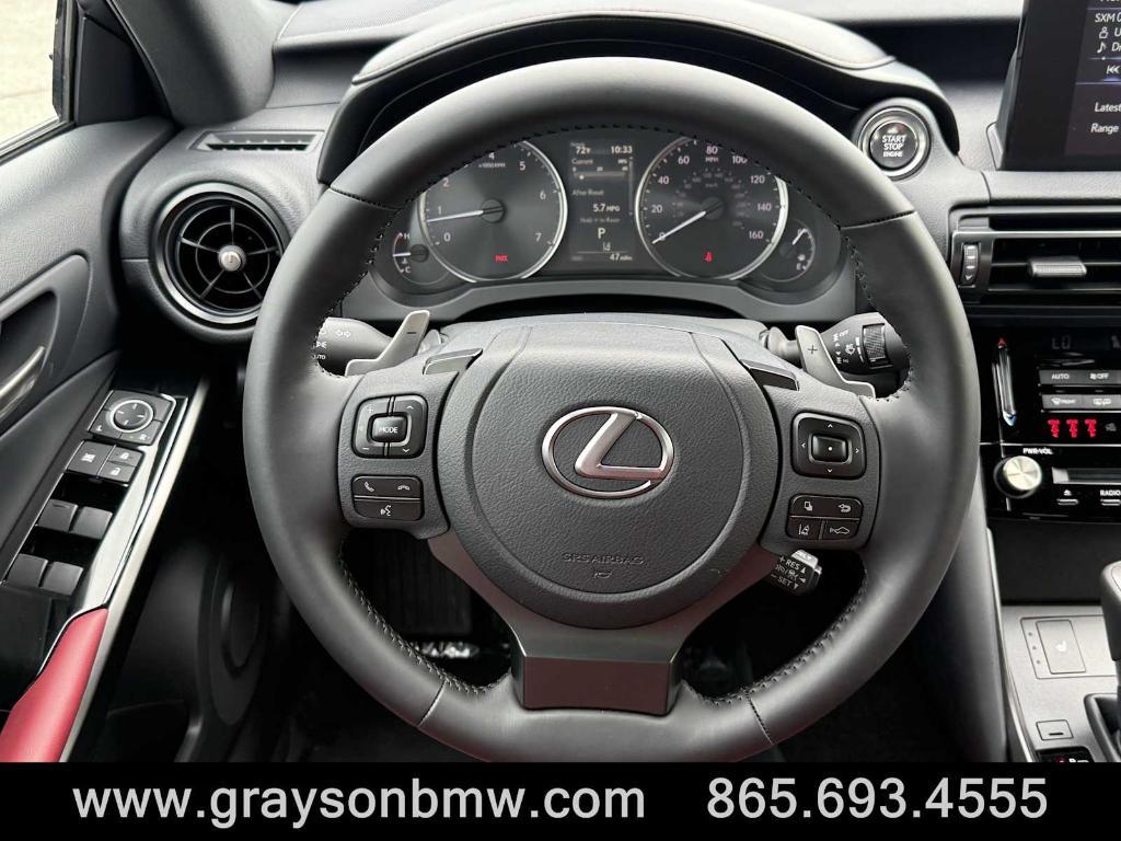 used 2024 Lexus IS 350 car, priced at $47,995