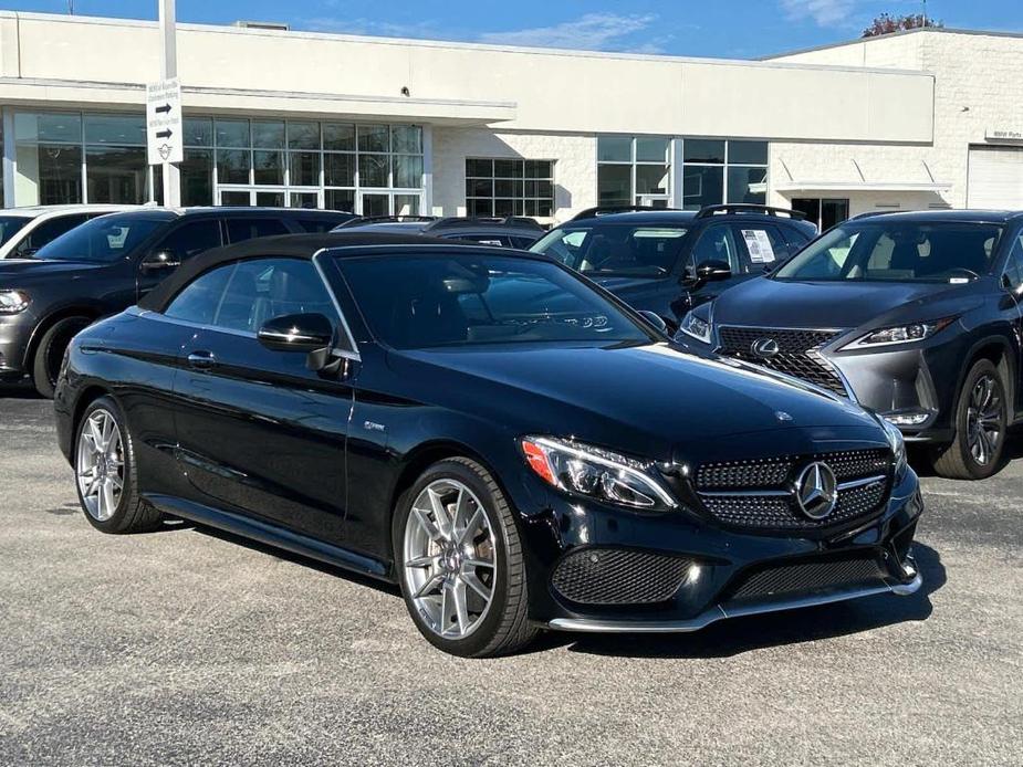 used 2017 Mercedes-Benz AMG C 43 car, priced at $33,995