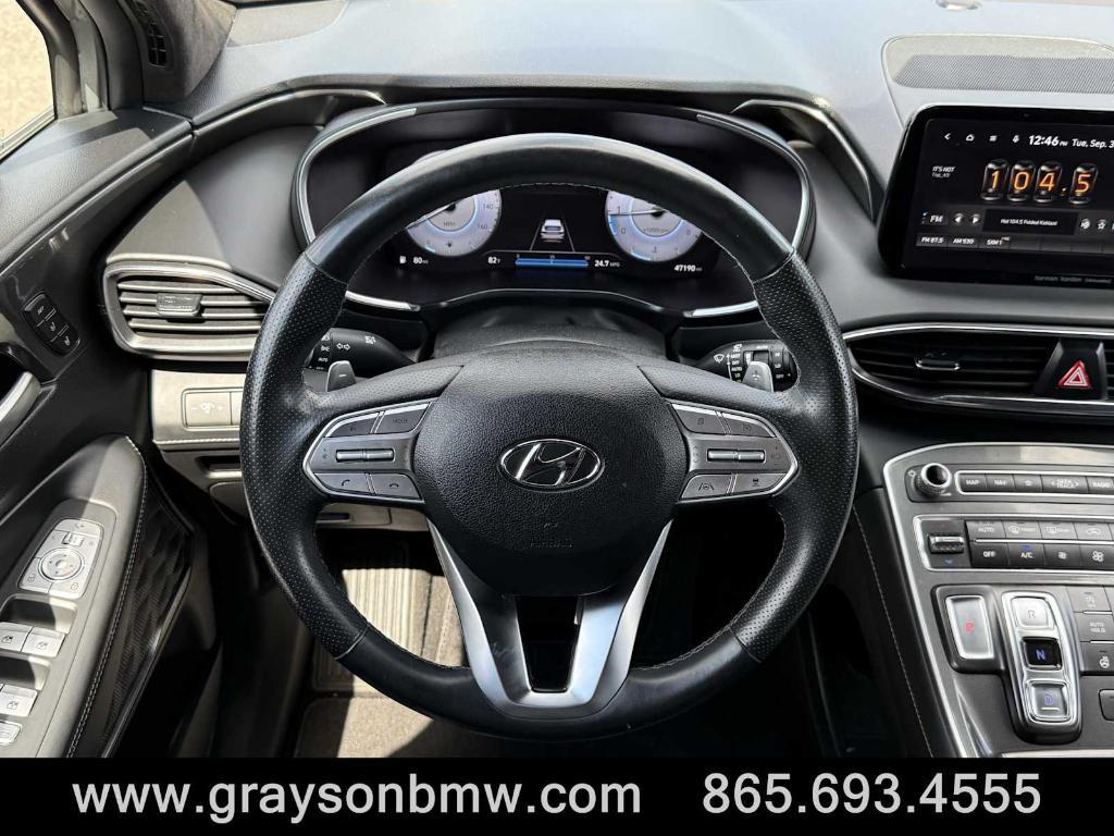 used 2022 Hyundai Santa Fe car, priced at $28,499
