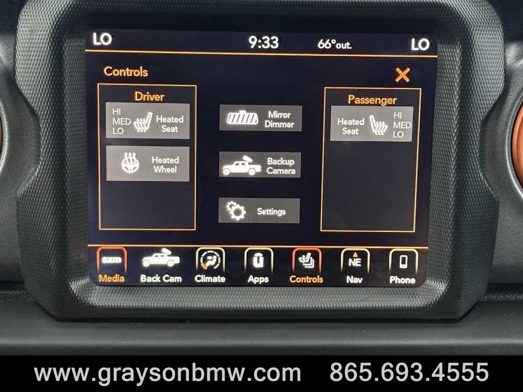 used 2023 Jeep Gladiator car, priced at $44,157