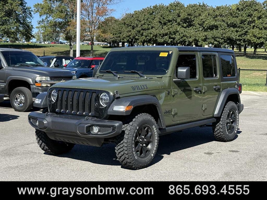 used 2021 Jeep Wrangler Unlimited car, priced at $32,768