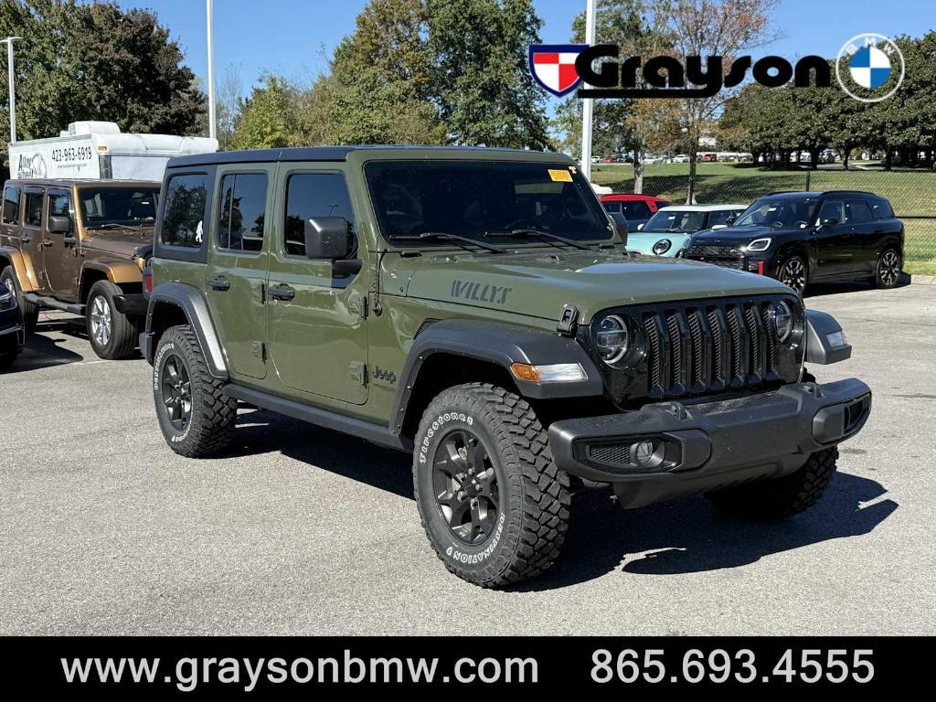 used 2021 Jeep Wrangler Unlimited car, priced at $32,768