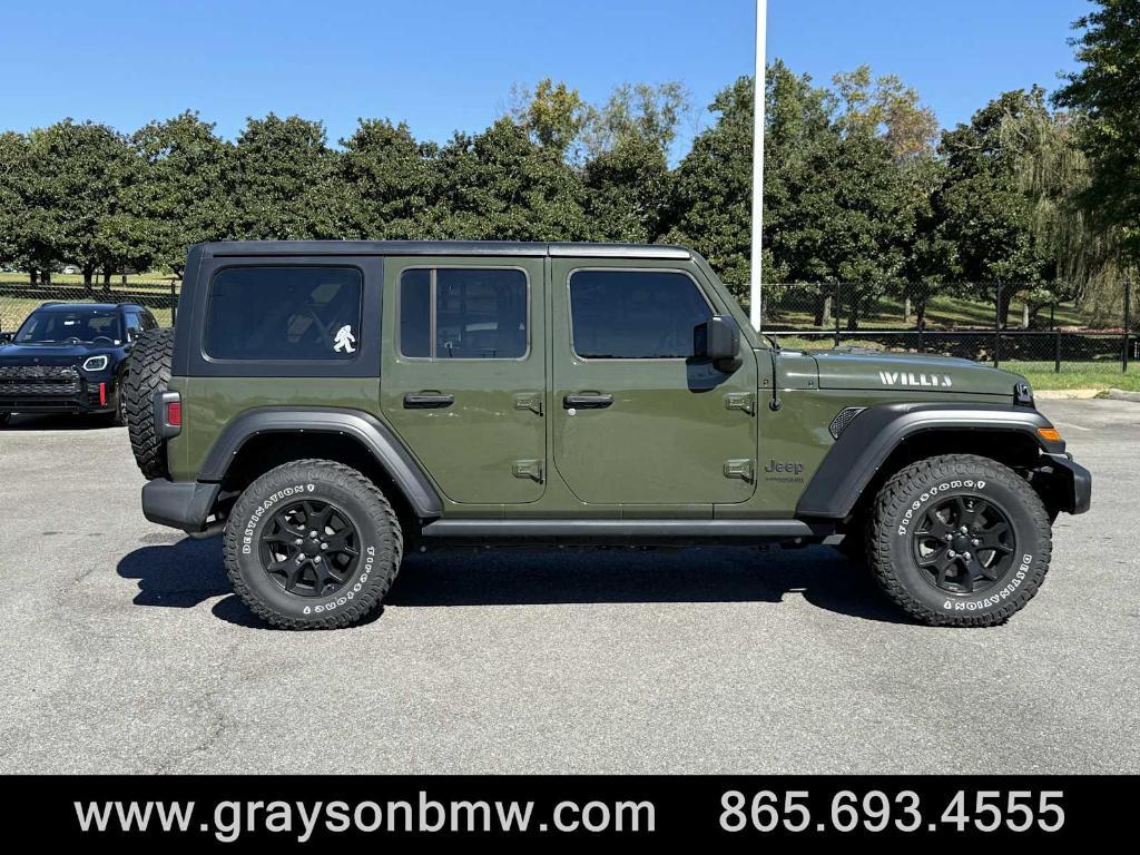 used 2021 Jeep Wrangler Unlimited car, priced at $32,768