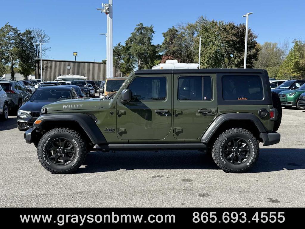 used 2021 Jeep Wrangler Unlimited car, priced at $32,768