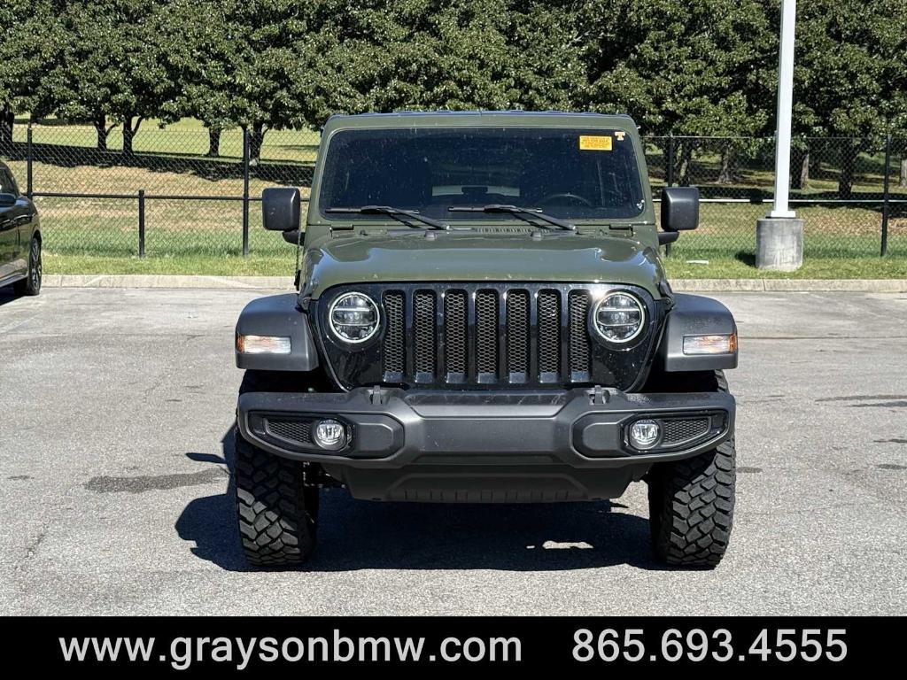 used 2021 Jeep Wrangler Unlimited car, priced at $32,768