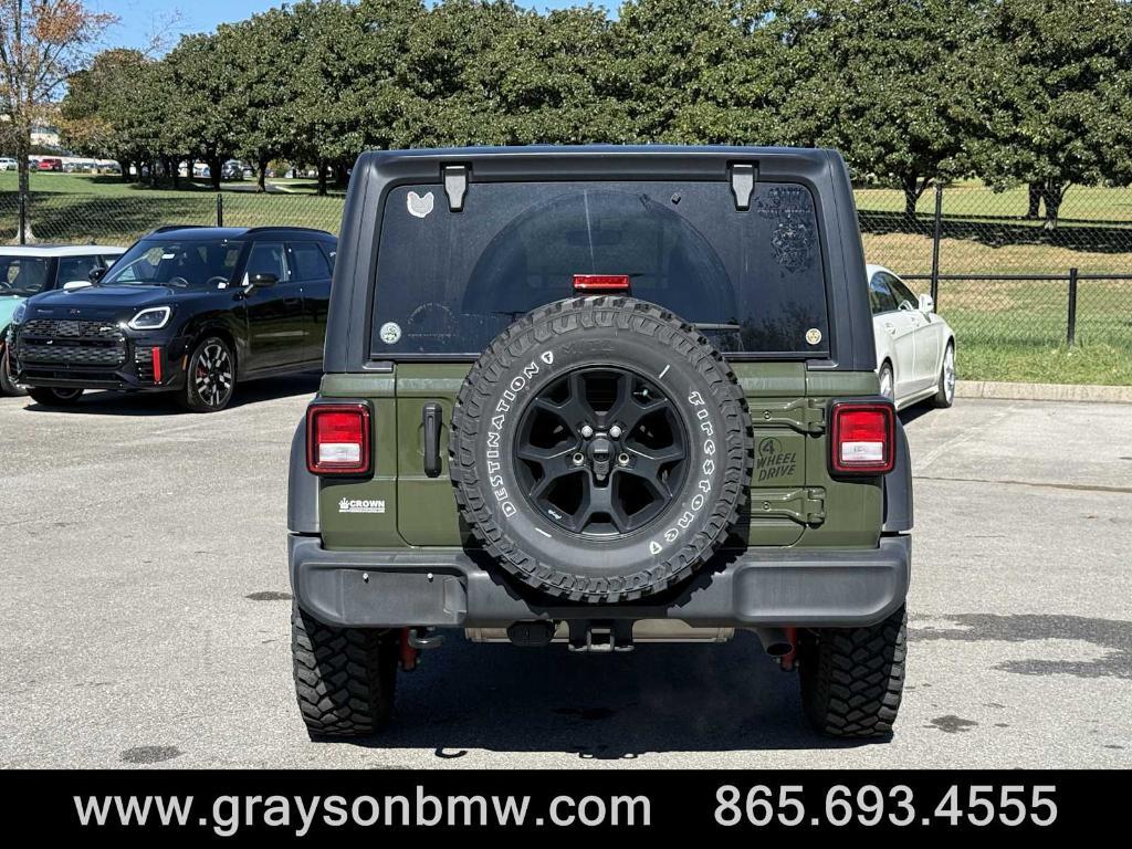 used 2021 Jeep Wrangler Unlimited car, priced at $32,768