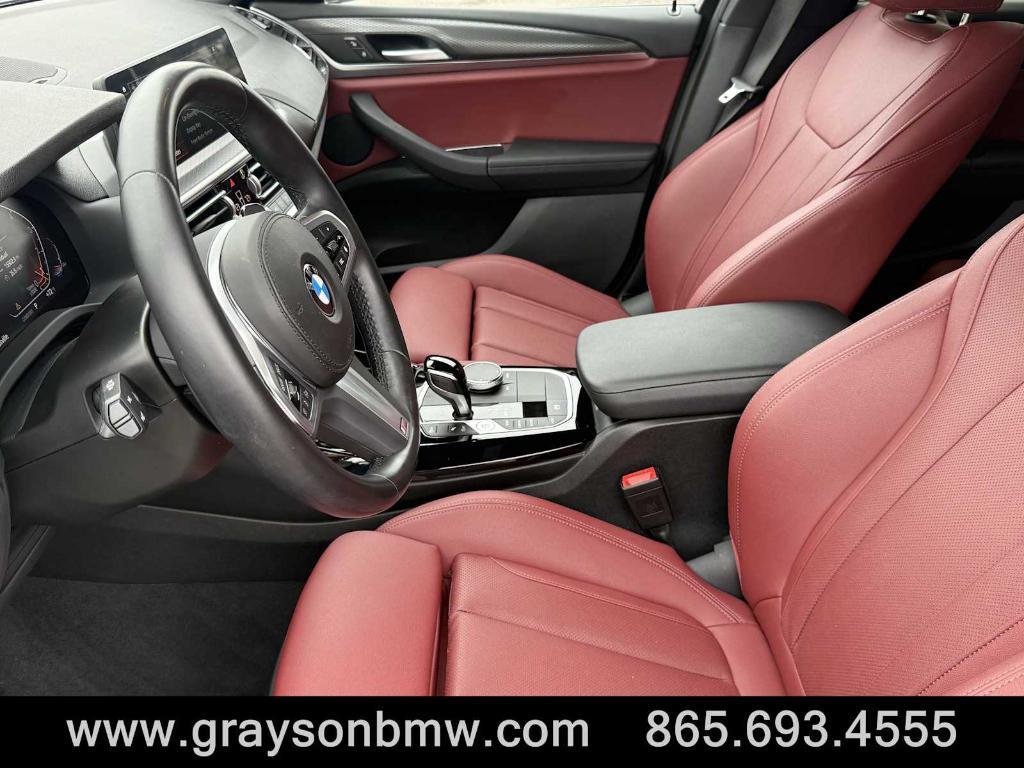used 2024 BMW X3 car, priced at $46,995