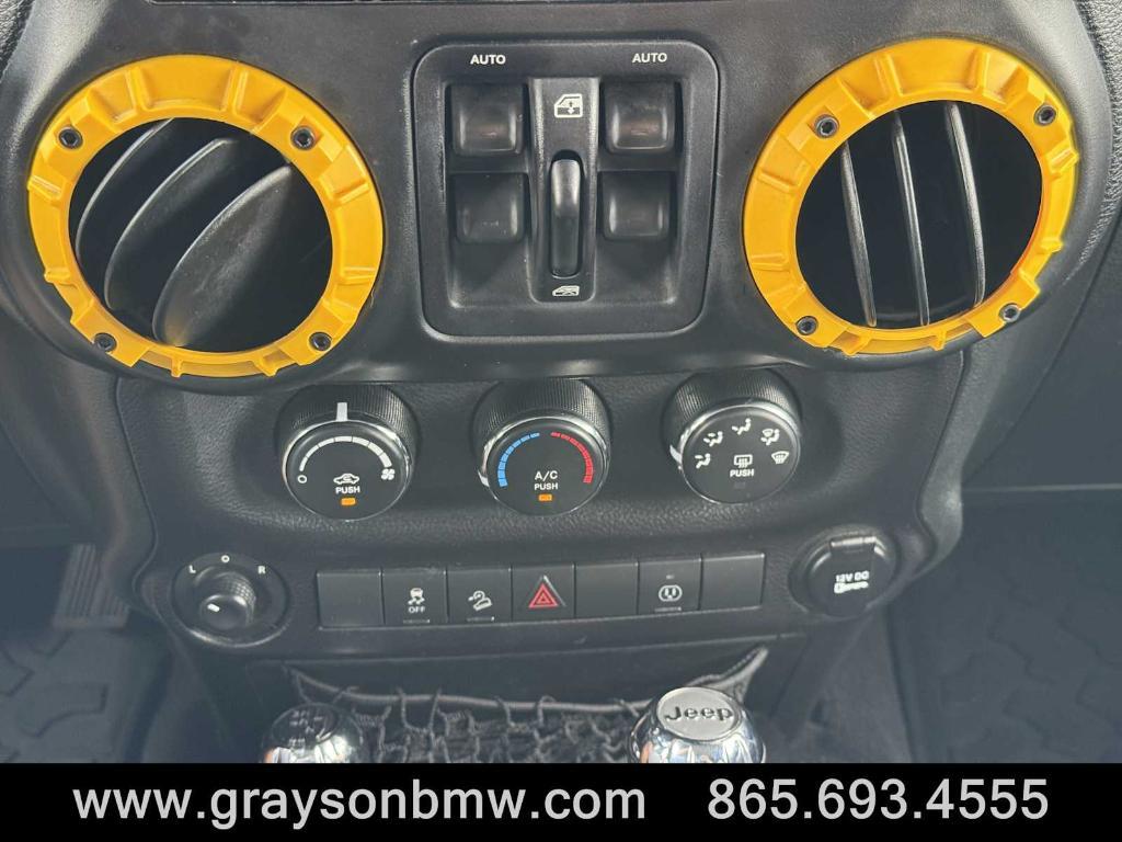 used 2015 Jeep Wrangler Unlimited car, priced at $21,585