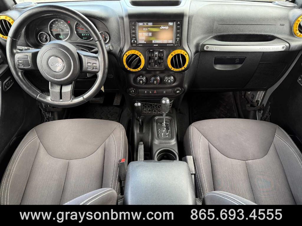 used 2015 Jeep Wrangler Unlimited car, priced at $21,585