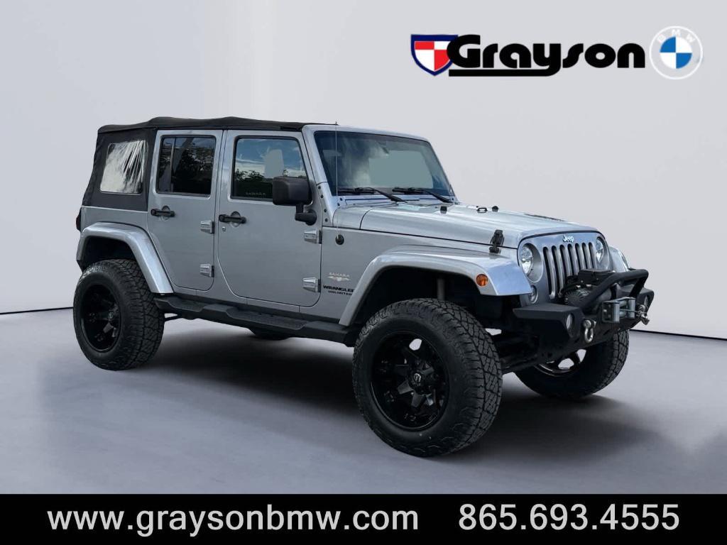 used 2015 Jeep Wrangler Unlimited car, priced at $21,585