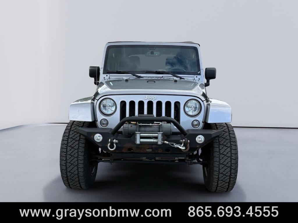 used 2015 Jeep Wrangler Unlimited car, priced at $21,585