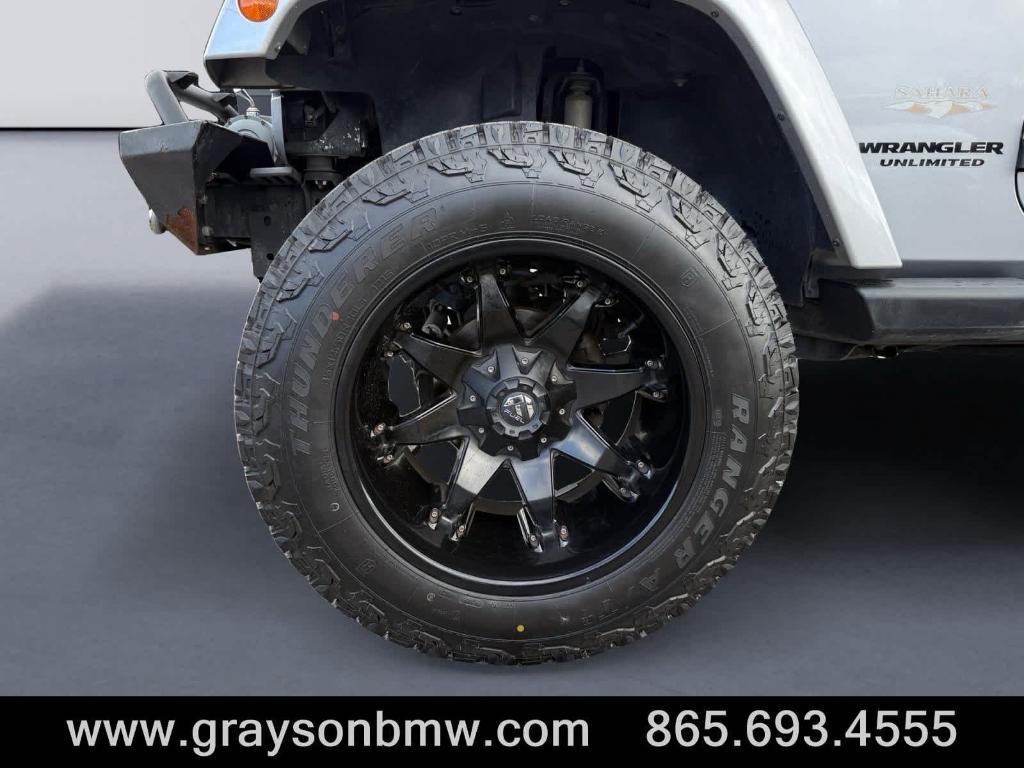 used 2015 Jeep Wrangler Unlimited car, priced at $21,585