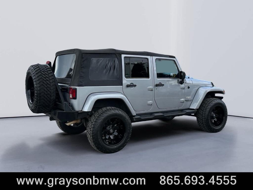 used 2015 Jeep Wrangler Unlimited car, priced at $21,585