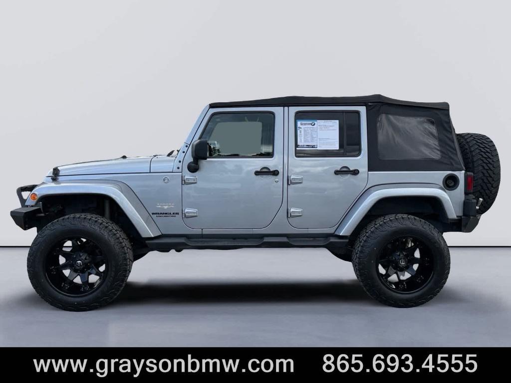 used 2015 Jeep Wrangler Unlimited car, priced at $21,585