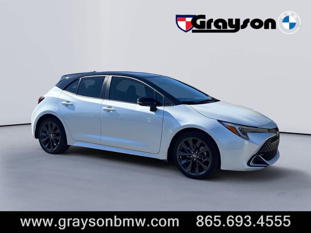 used 2023 Toyota Corolla Hatchback car, priced at $27,750