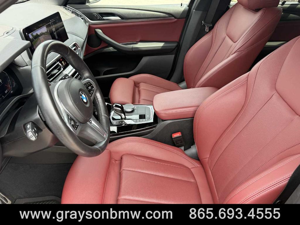 used 2022 BMW X3 car, priced at $37,995
