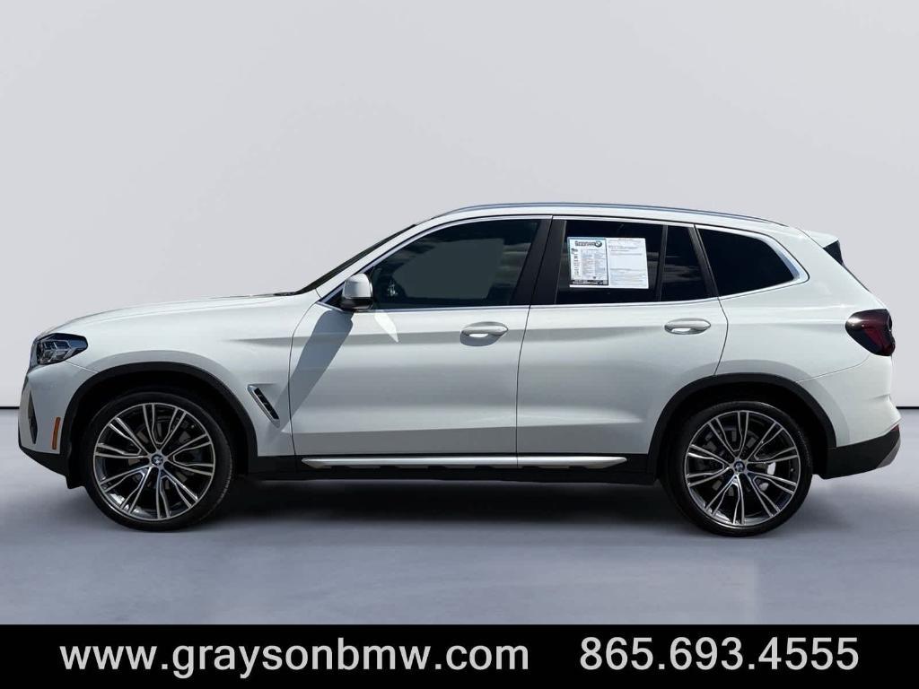 used 2023 BMW X3 car, priced at $37,995