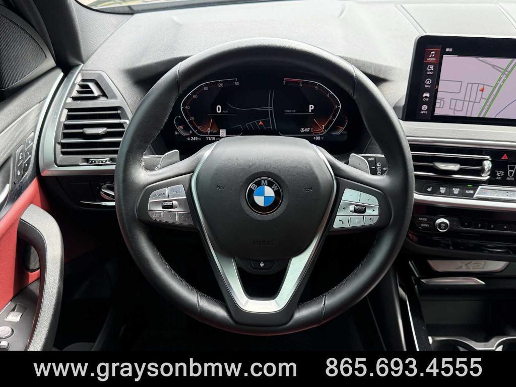 used 2022 BMW X3 car, priced at $30,995